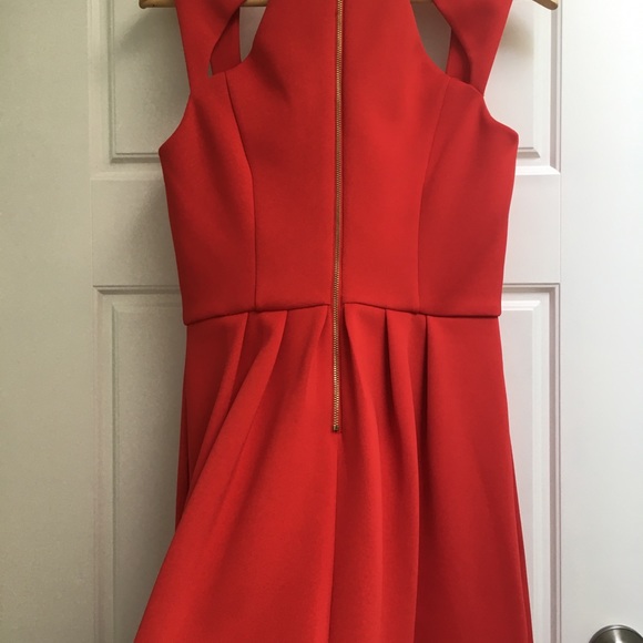 Guess tomato red cocktail dress, Pockets! - Picture 5 of 9